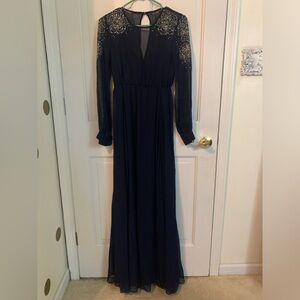 ASOS Maternity Navy Gown